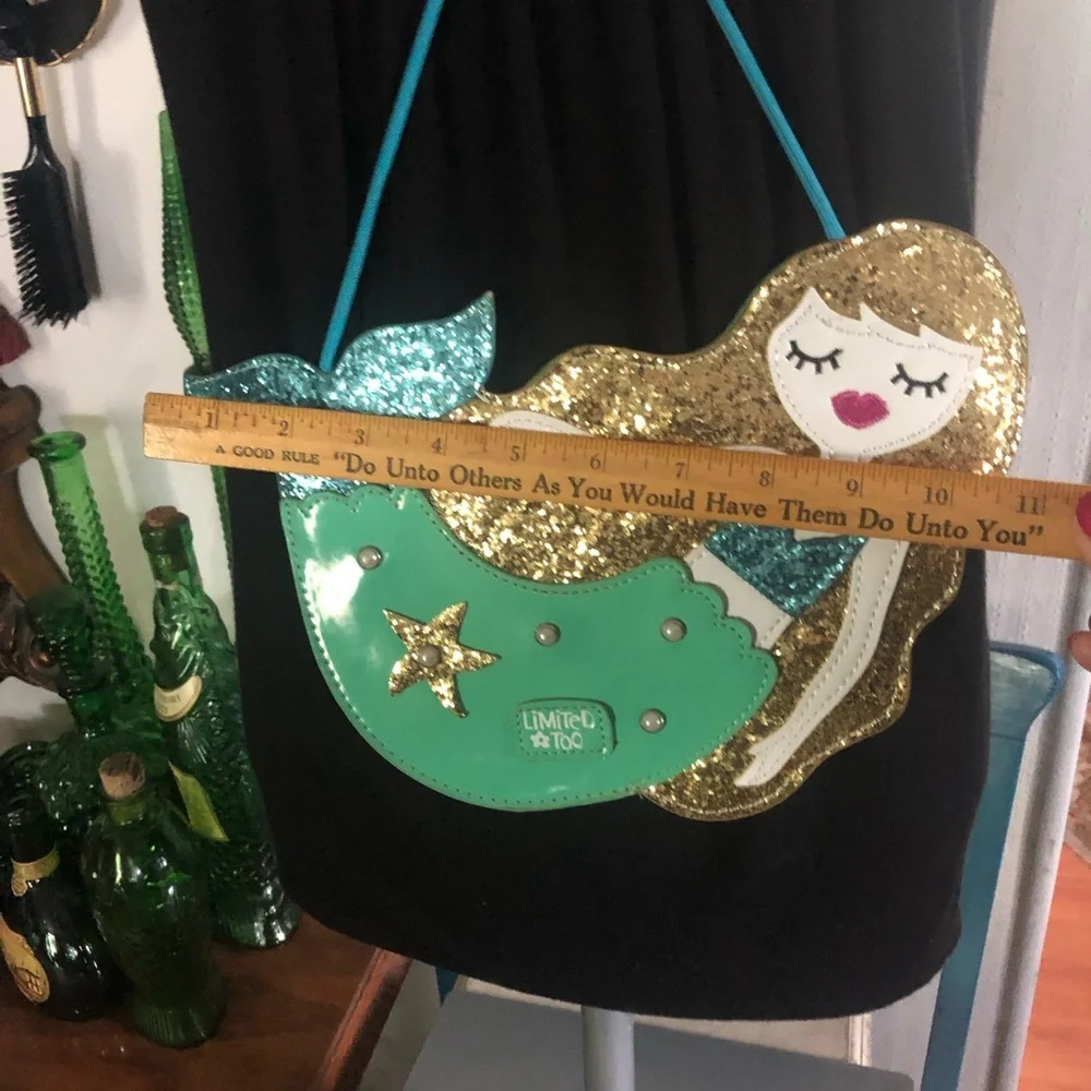 Glitter Mermaid Crossbody Purse by Limited Too